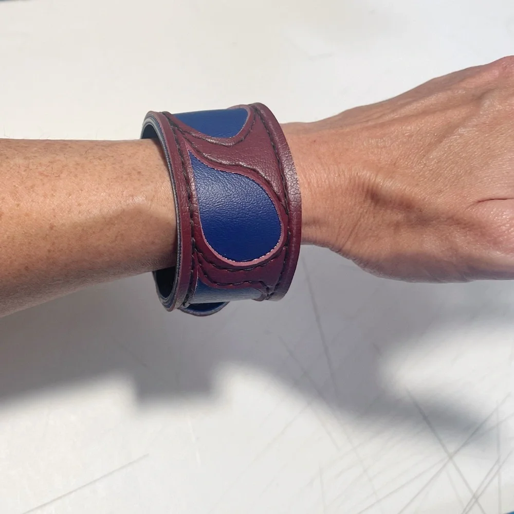 Handmade Vinyl Cuff - Picture 2 of 9